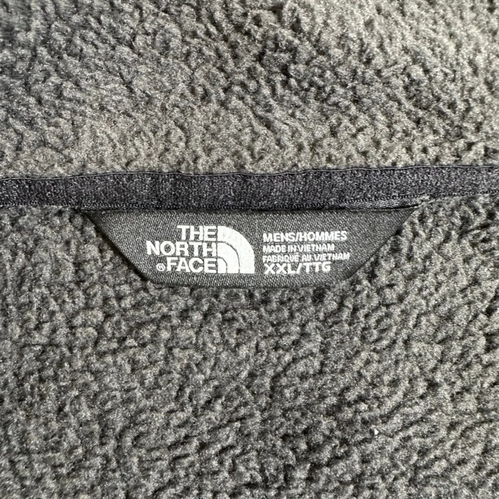 The North Face Mens Gordon Lyons Fleece Vest Dark Gray Heather XXL Full Zip